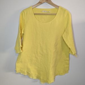 Soft Surroundings Gauzy Cotton Top